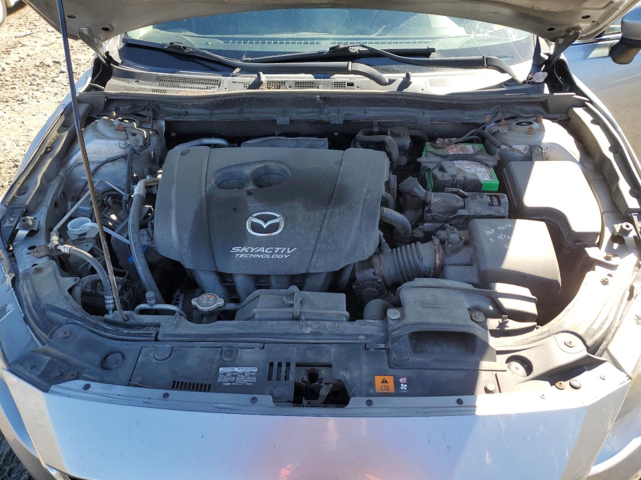 2016 Mazda 3 VIN JM1BM1U79G1291452 Copart auction photo, front end / side damage thumbnail 11