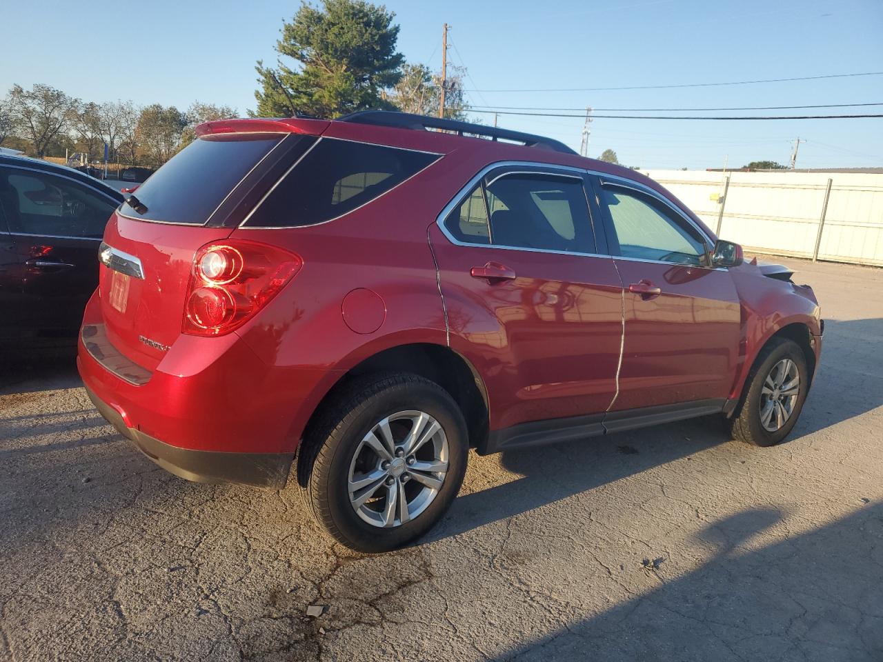 2015 Chevrolet Equinox VIN 2GNFLFEK2F6170043 Copart auction photo, front end / side damage thumbnail 3