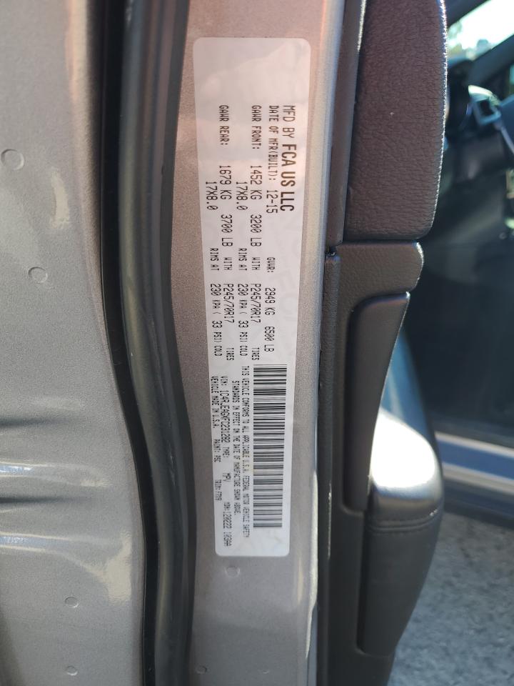 2015 Jeep Grand Cherokee VIN 1C4RJEAGXFC231282 Copart auction photo, all over damage thumbnail 12