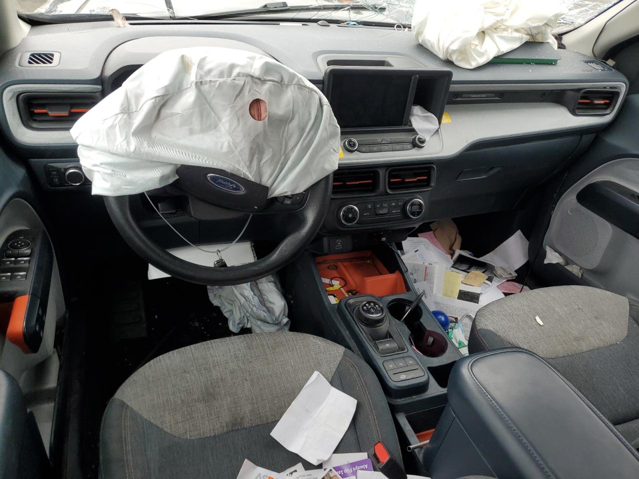 2022 Ford Maverick VIN 3FTTW8E36NRA38823 Copart auction photo, all over damage thumbnail 8