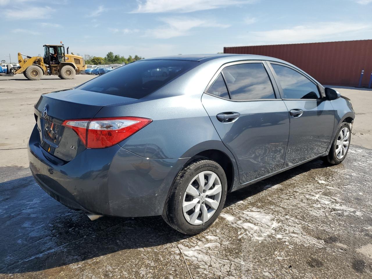 2016 Toyota Corolla VIN 2T1BURHE9GC579927 Copart auction photo, front end / side damage thumbnail 3