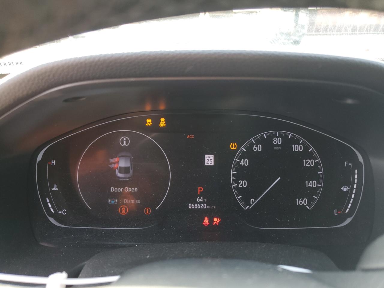 2020 Honda Accord VIN 1HGCV1F35LA079350 Copart auction photo, front end damage thumbnail 9