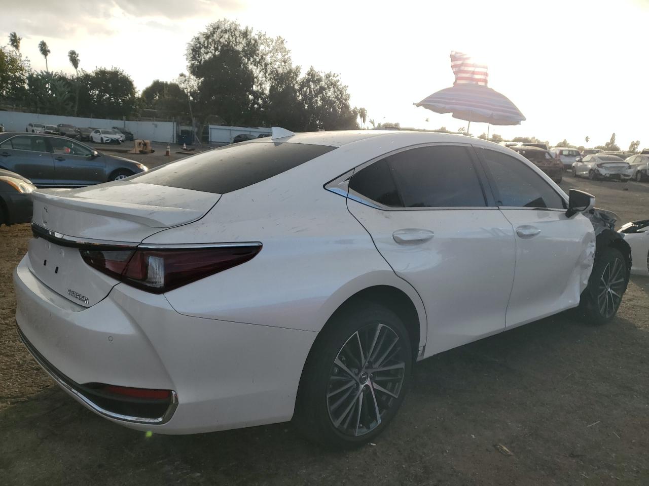 2024 Lexus ES VIN 58ADA1C14RU048362 Copart auction photo, front end / side damage thumbnail 3