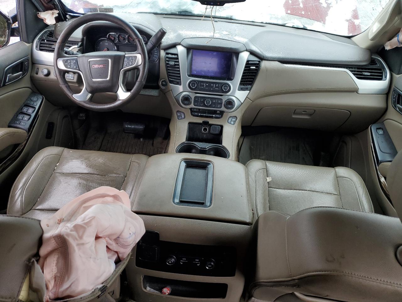 2018 GMC Yukon VIN 1GKS2BKC6JR401639 Copart auction photo, front end / side damage thumbnail 8
