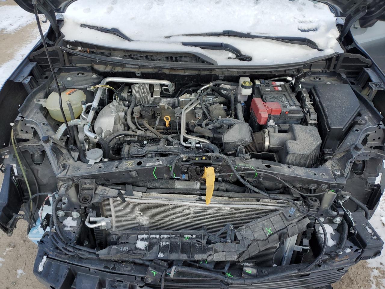 2021 Nissan Rogue VIN 5N1AT3BB6MC776046 Copart auction photo, front end / side damage thumbnail 12