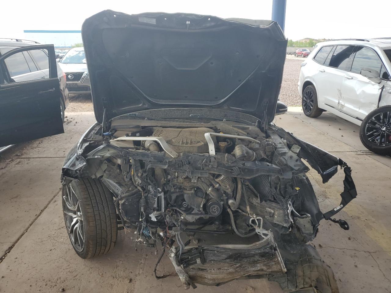 2020 Genesis G70 VIN KMTG34LE6LU050968 Copart auction photo, all over damage thumbnail 5
