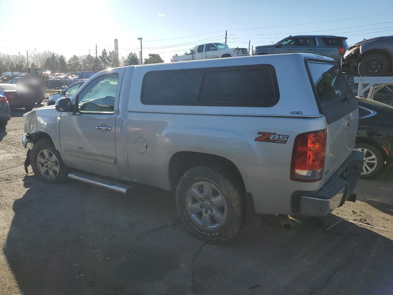 2011 GMC Sierra VIN 1GTN2VE01BZ308055 Copart auction photo, front end / side damage thumbnail 2