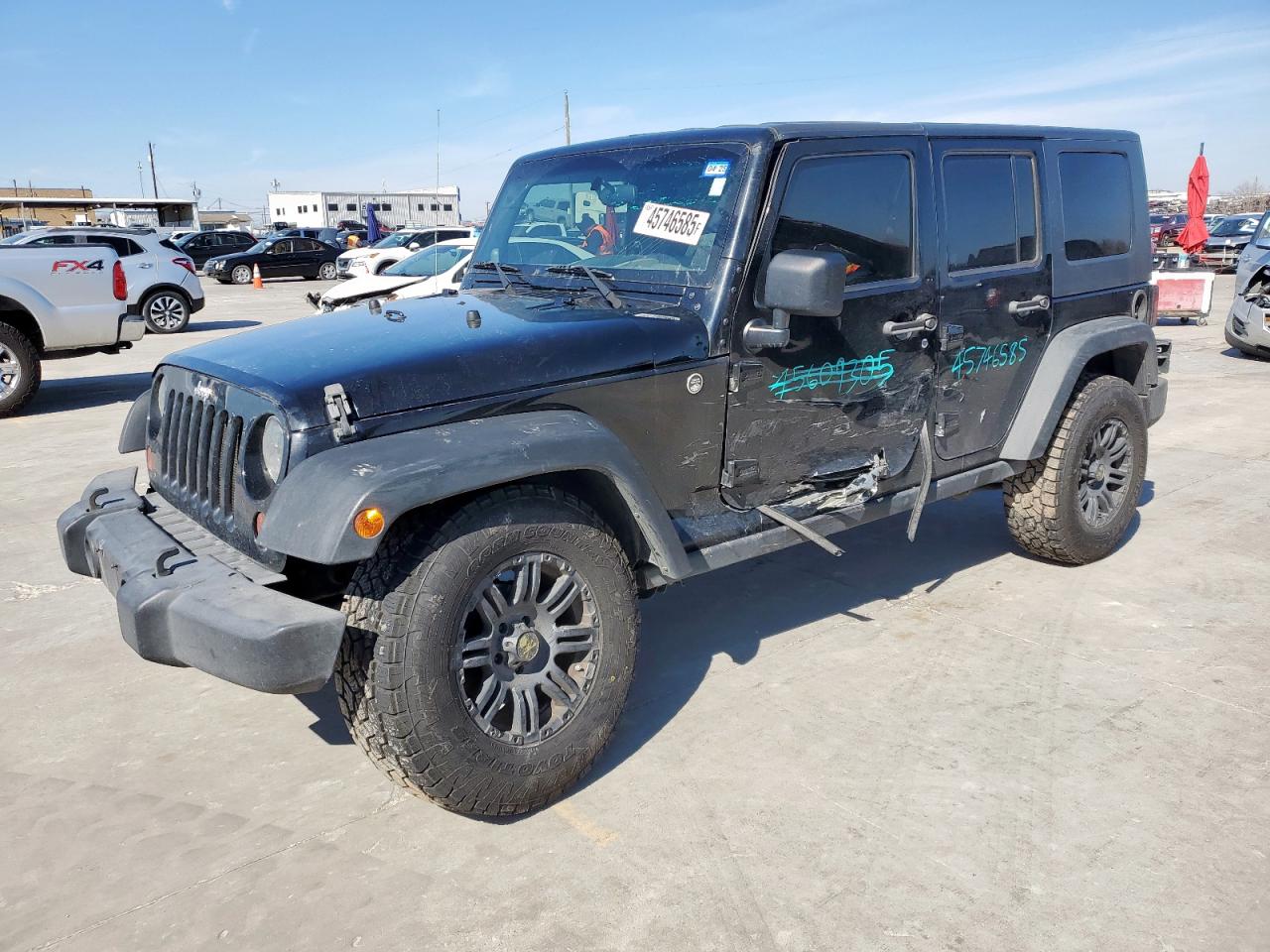 2008 Jeep Wrangler VIN 1J4GA69188L654677