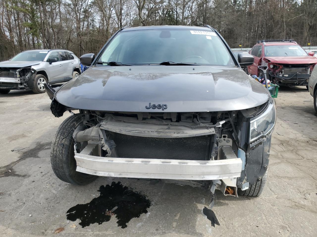 2018 Jeep Compass VIN 3C4NJCBB7JT408289 Copart auction photo, front end damage thumbnail 5
