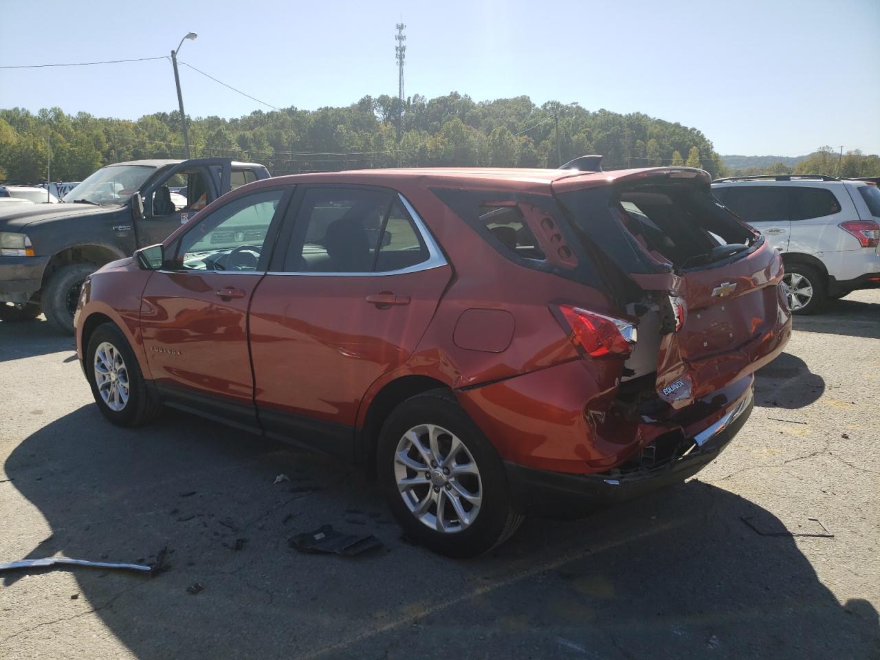2020 Chevrolet Equinox VIN 2GNAXKEVXL6164908 Copart auction photo, rear end damage thumbnail 2