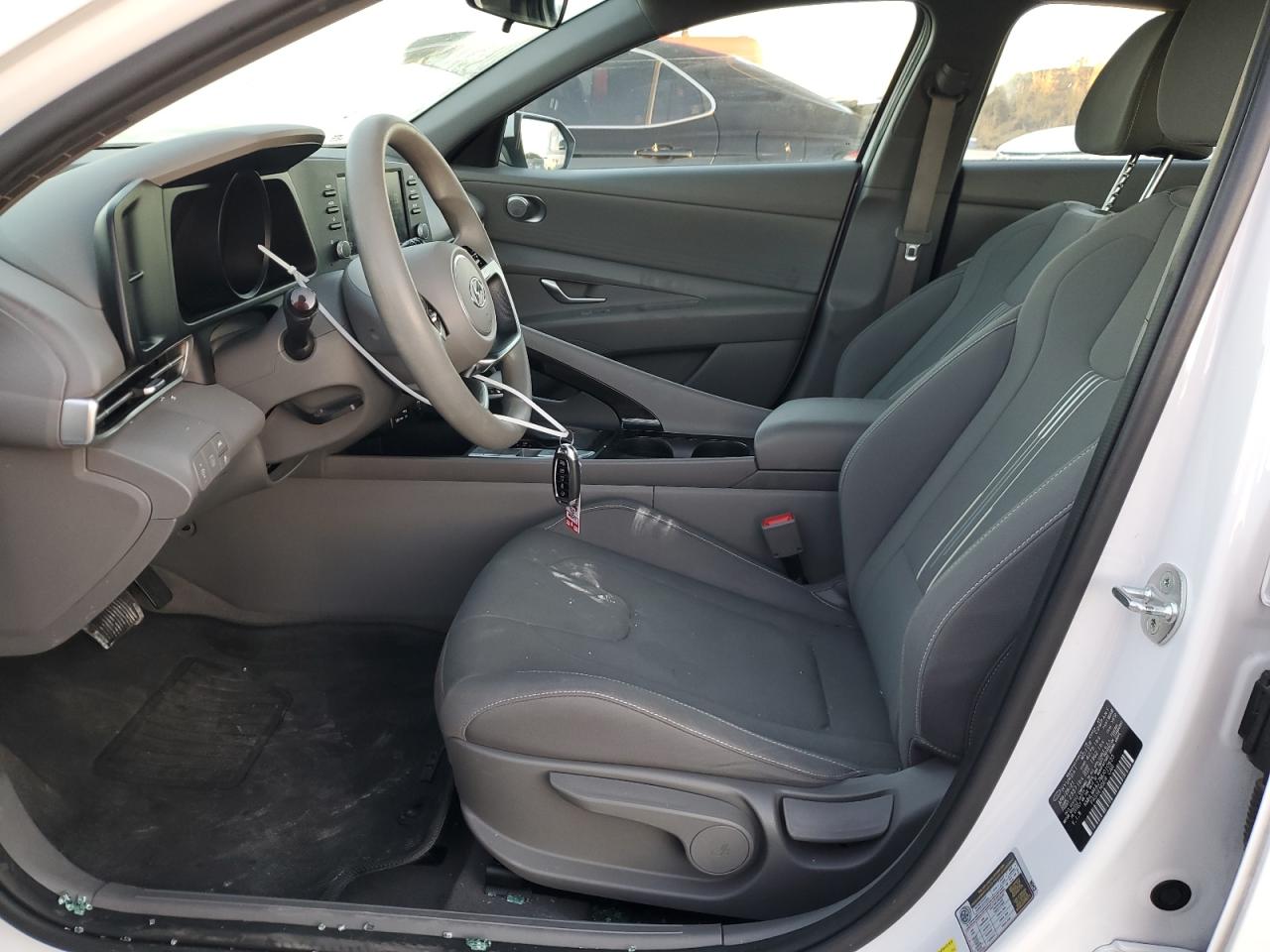 2021 Hyundai Elantra VIN KMHLM4AJ7MU010633 Copart auction photo, all over damage thumbnail 7