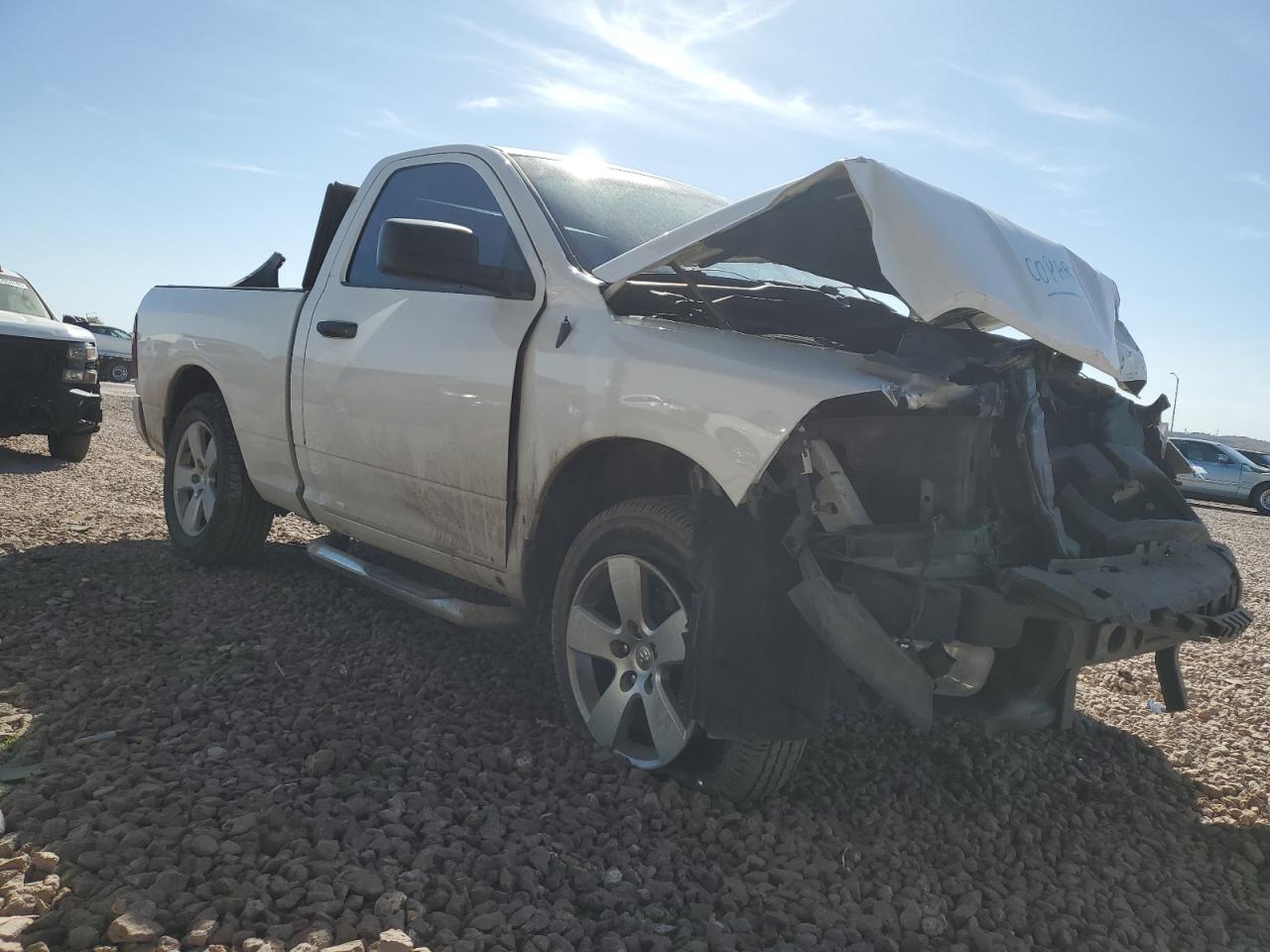 2012 Dodge RAM VIN 3C6JD6AT3CG167044 Copart auction photo, front end damage thumbnail 4