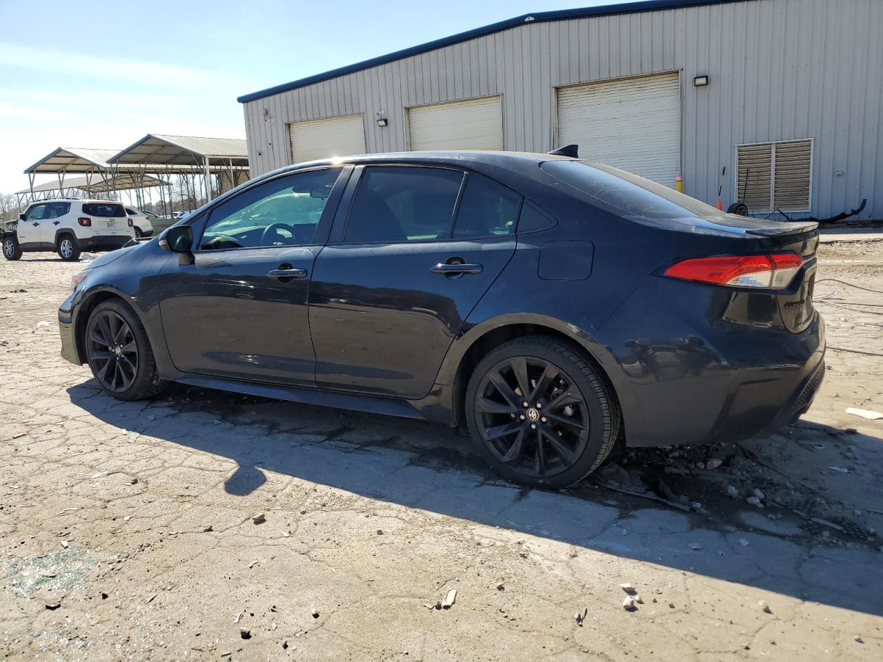 2020 Toyota Corolla VIN 5YFS4RCE0LP046592 Copart auction photo, top/roof / front end damage thumbnail 2