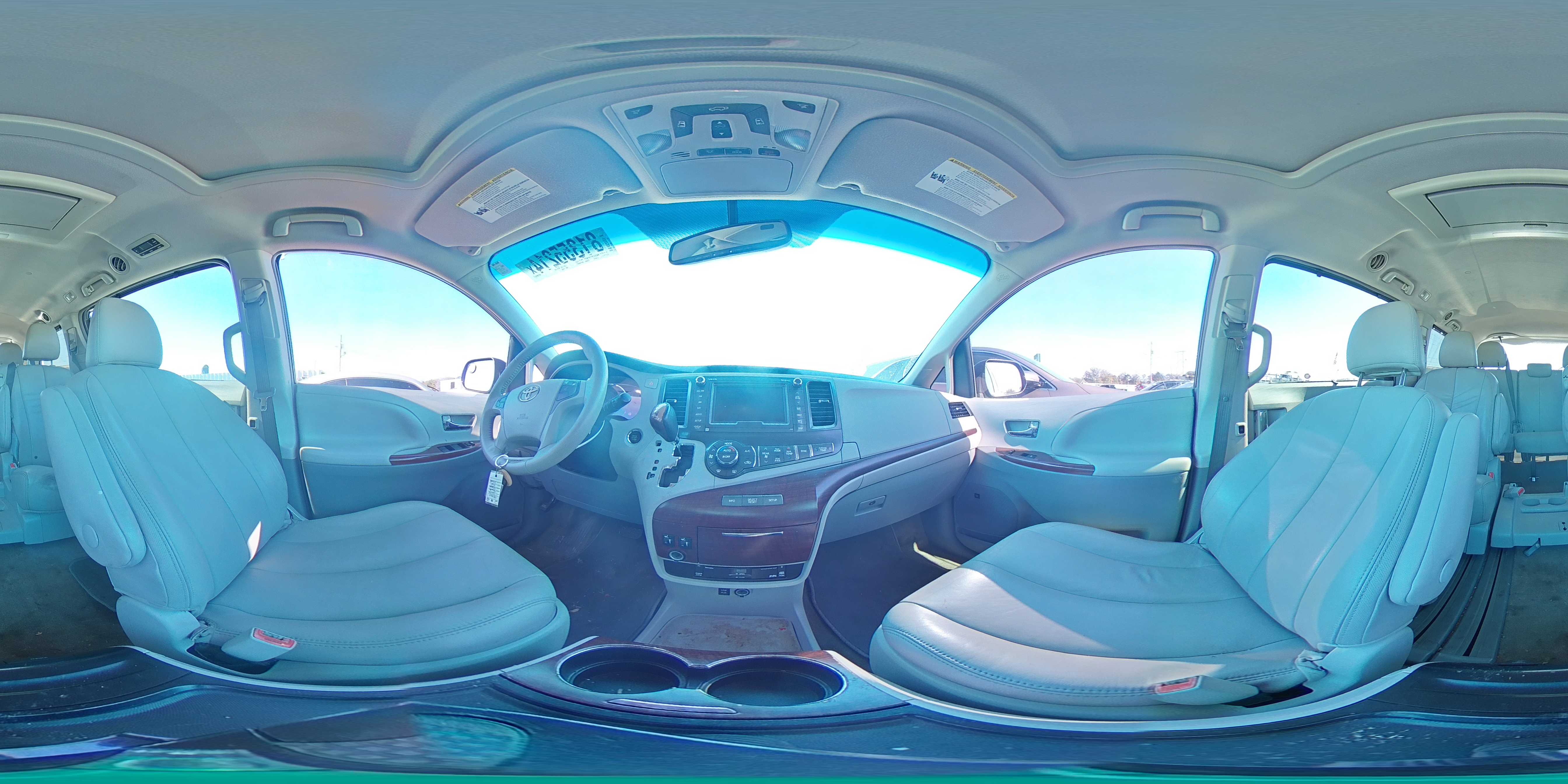 2012 Toyota Sienna VIN 5TDYK3DCXCS186960 Copart auction photo, rear end damage thumbnail 14