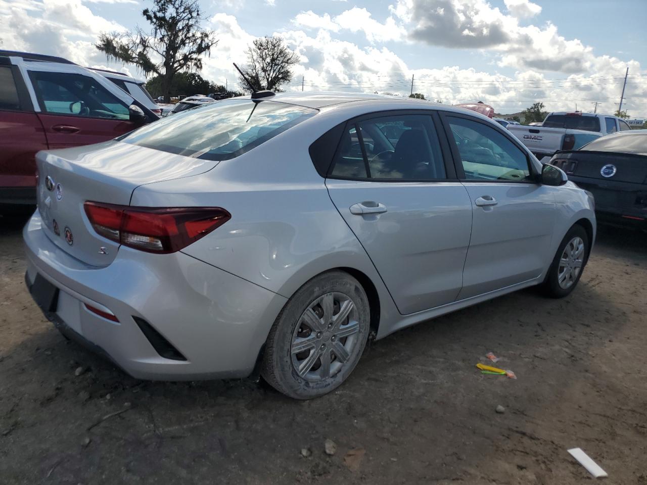 2021 KIA Rio VIN 3KPA24AD8ME418195 Copart auction photo, water/flood damage thumbnail 3