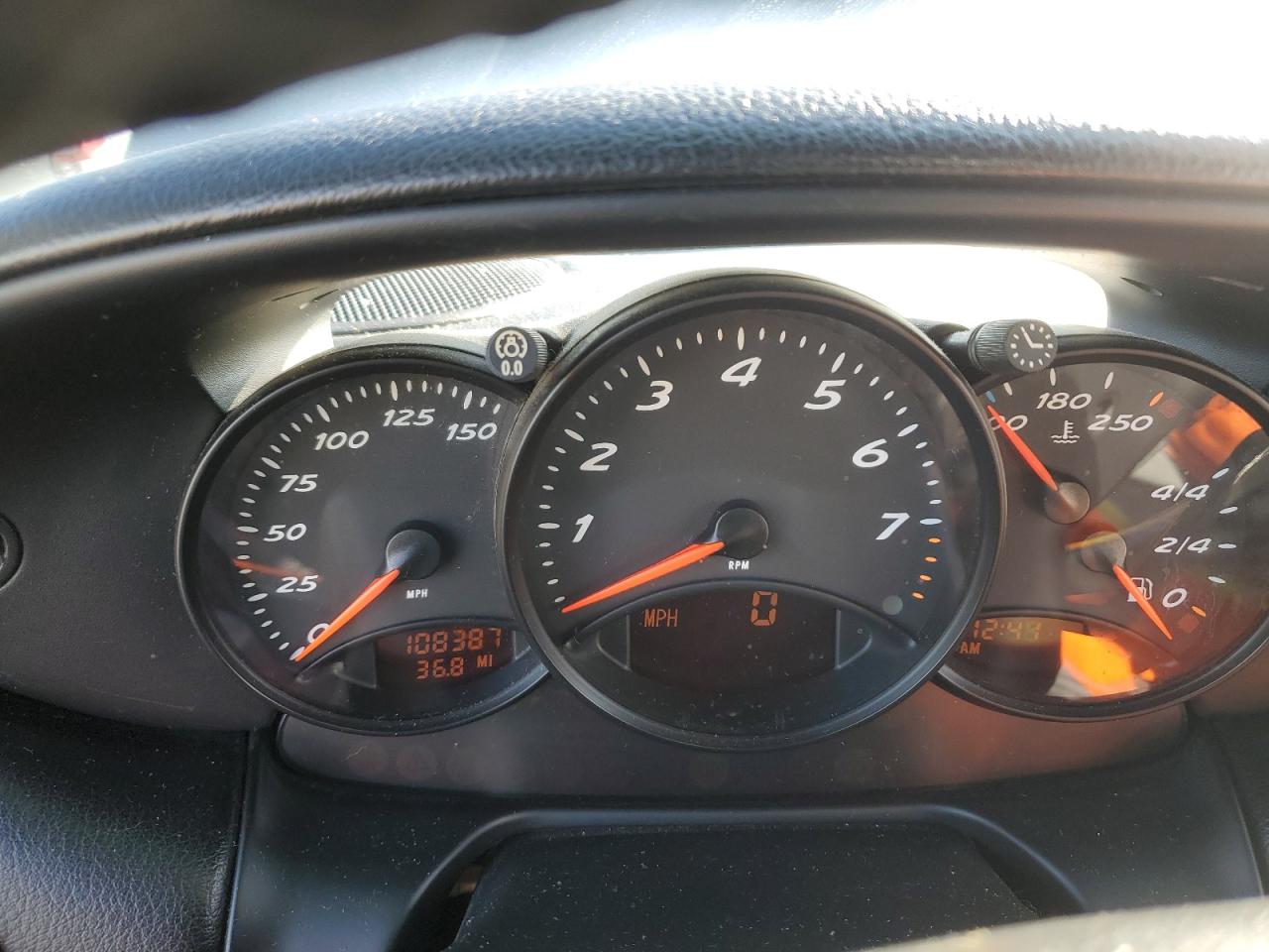 2000 Porsche Boxster VIN WP0CA2986YU627448 Copart auction photo, all over damage thumbnail 9