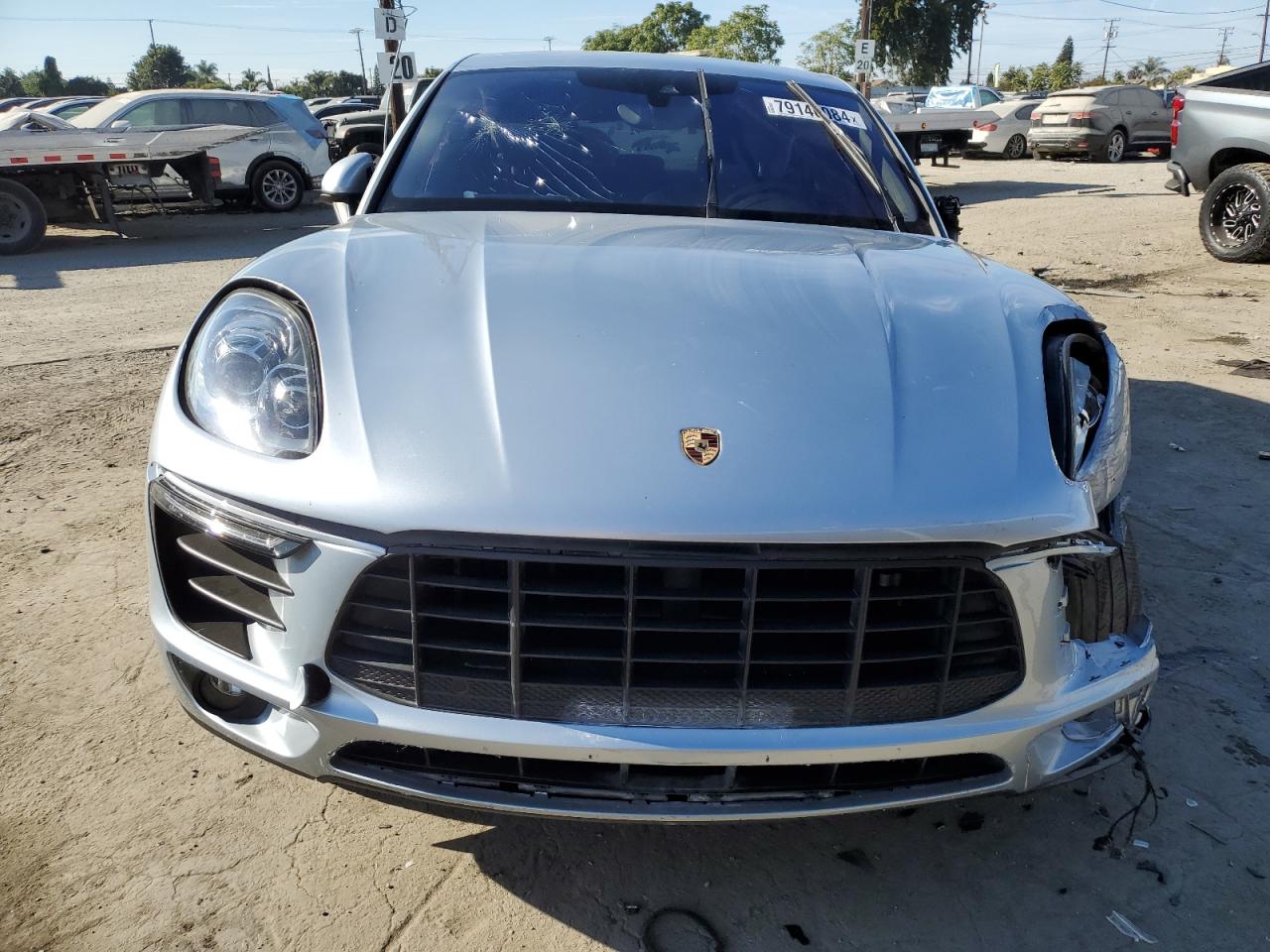 2017 Porsche Macan VIN WP1AA2A53HLB82177 Copart auction photo, all over / side damage thumbnail 5