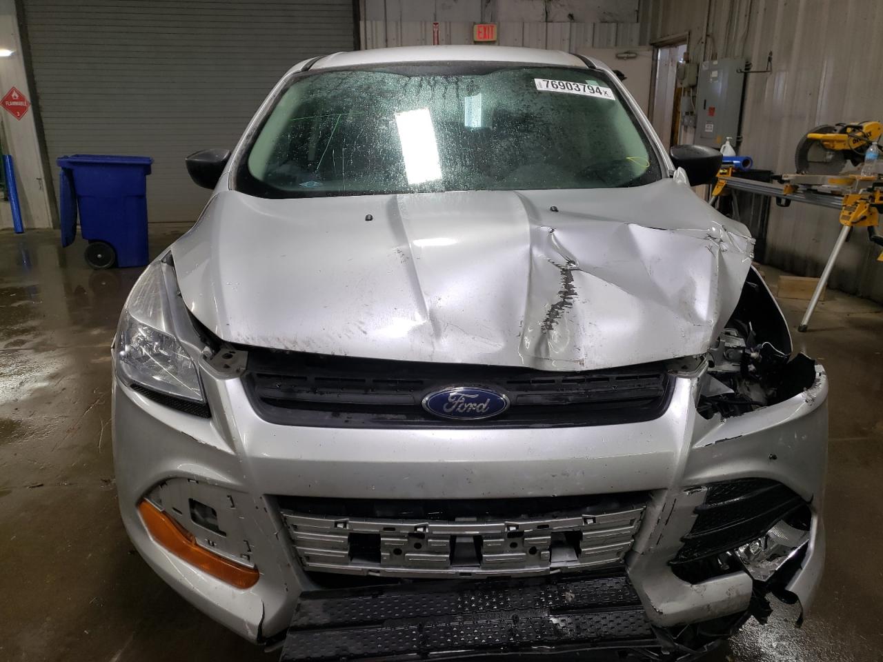 2014 Ford Escape VIN 1FMCU0F7XEUC49858 Copart auction photo, front end damage thumbnail 5
