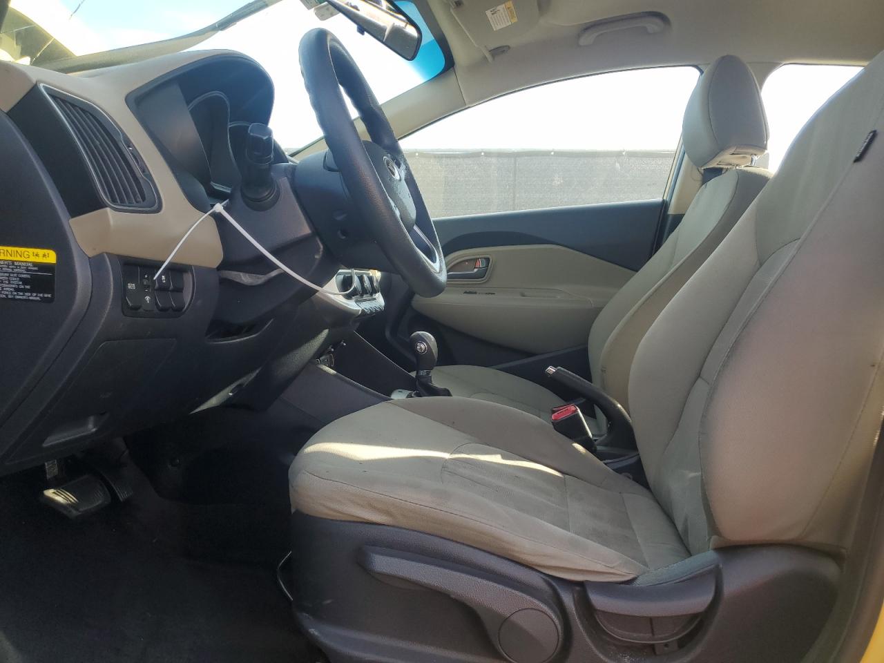 2016 KIA Rio VIN KNADM4A33G6575090 Copart auction photo, all over damage thumbnail 7