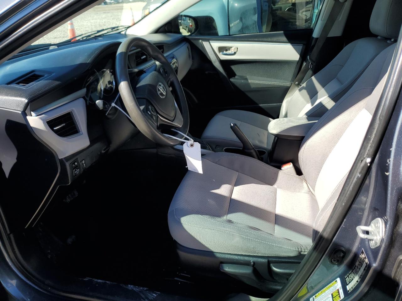 2015 Toyota Corolla VIN 2T1BURHE0FC251729 Copart auction photo, rear end damage thumbnail 7
