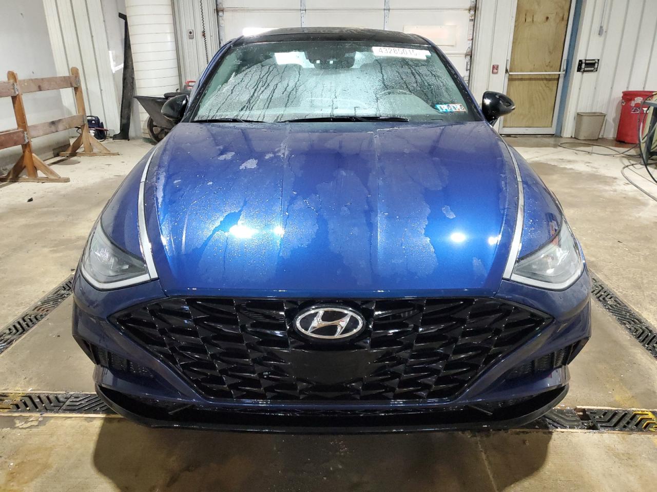 2022 Hyundai Sonata VIN 5NPEJ4J21NH146833 Copart auction photo, side damage thumbnail 5