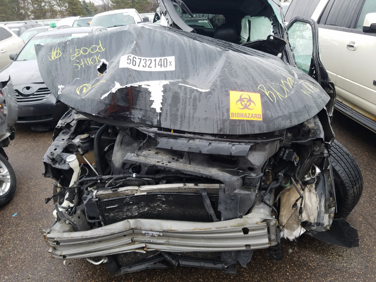 2014 Ford Explorer VIN 1FM5K8D84EGC41164 Copart auction photo, rollover damage thumbnail 7