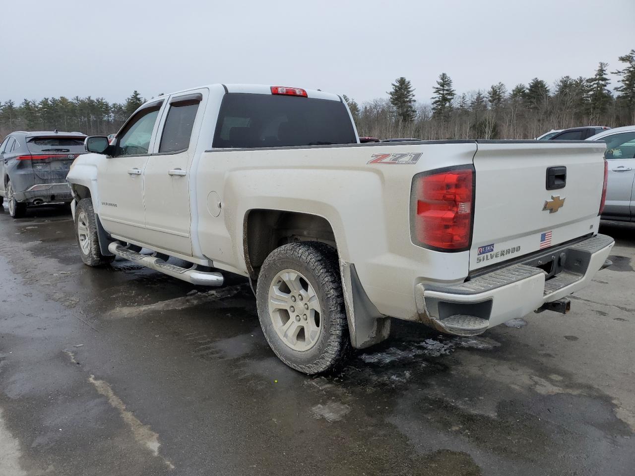 2017 Chevrolet Silverado VIN 1GCVKREC9HZ281570 Copart auction photo, front end / side damage thumbnail 2