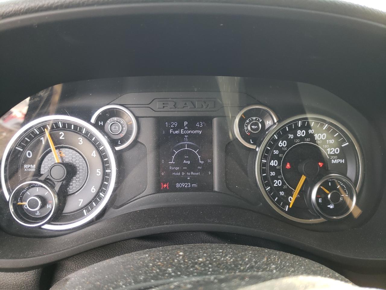 2020 RAM 2500 VIN 3C6UR5DJ3LG139859 Copart auction photo, side / front end damage thumbnail 8