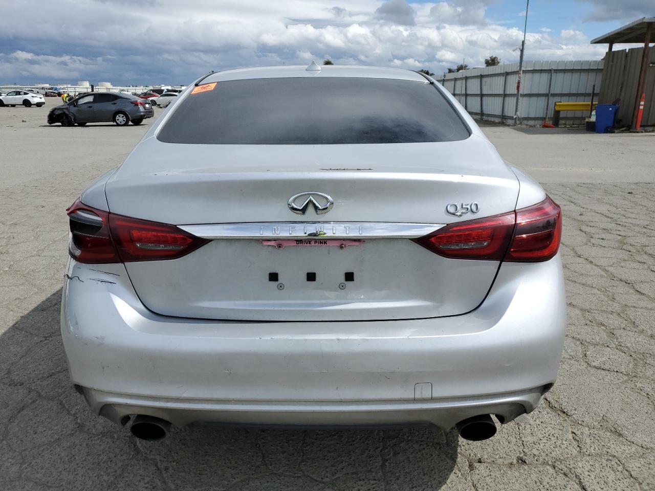 2020 Infiniti Q50 VIN JN1EV7AP0LM206494 Copart auction photo, vandalism / all over damage thumbnail 6