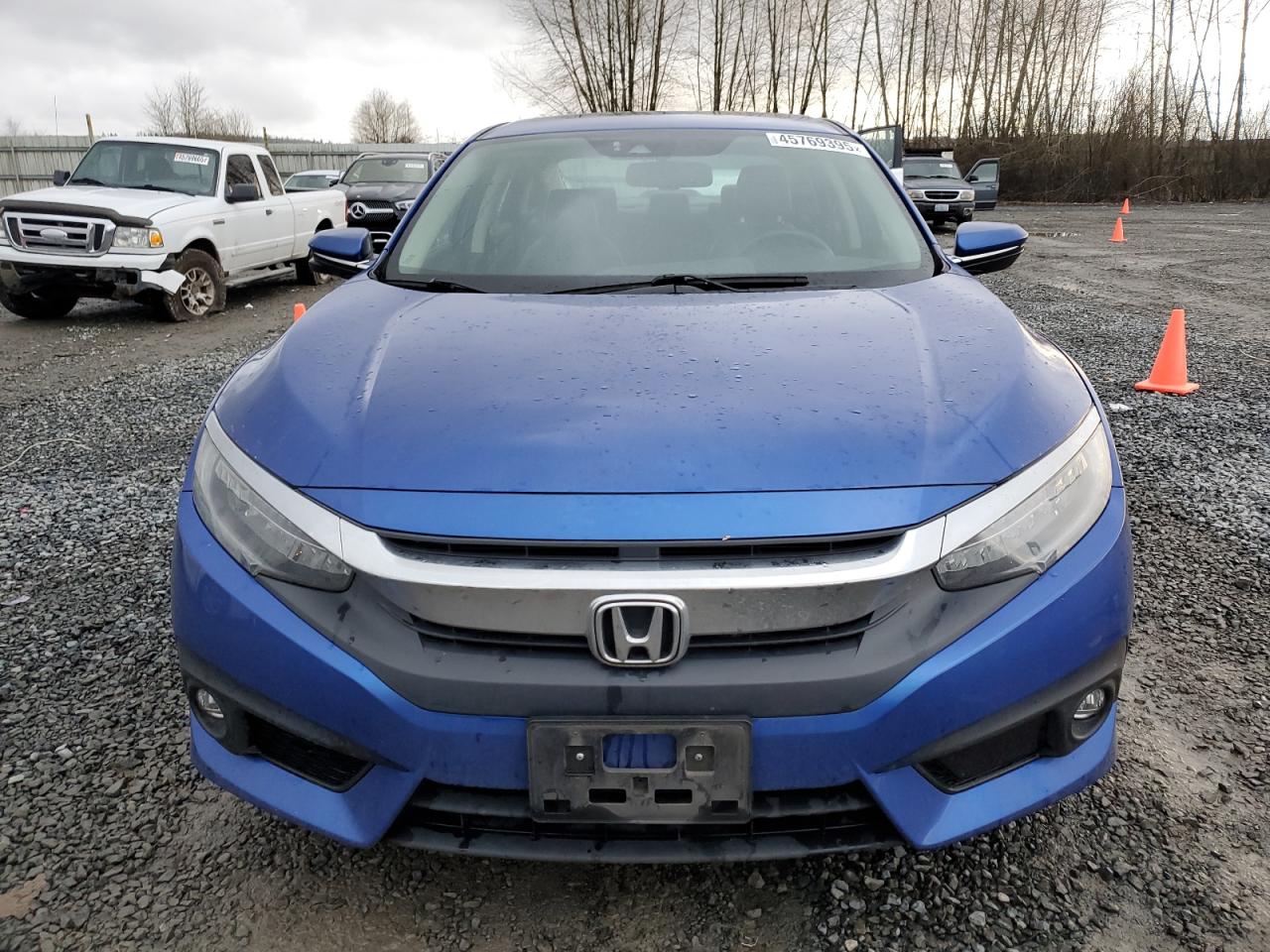 2016 Honda Civic VIN 19XFC1F96GE207099 Copart auction photo, rear end damage thumbnail 5