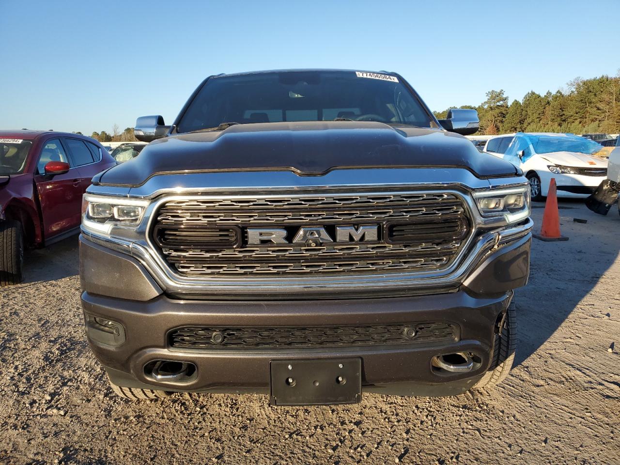 2019 RAM 1500 VIN 1C6RREHTXKN543619 Copart auction photo, all over damage thumbnail 5