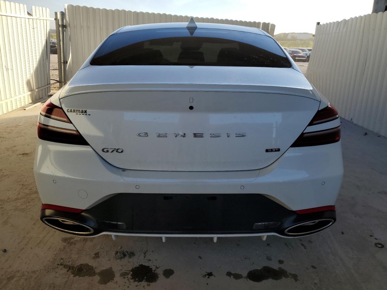 2022 Genesis G70 VIN KMTG54TE7NU101021 Copart auction photo, front end / side damage thumbnail 6
