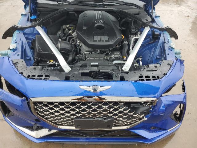 2019 Genesis G70 VIN KMTG44LA9KU031310 Copart auction photo, front end damage thumbnail 11