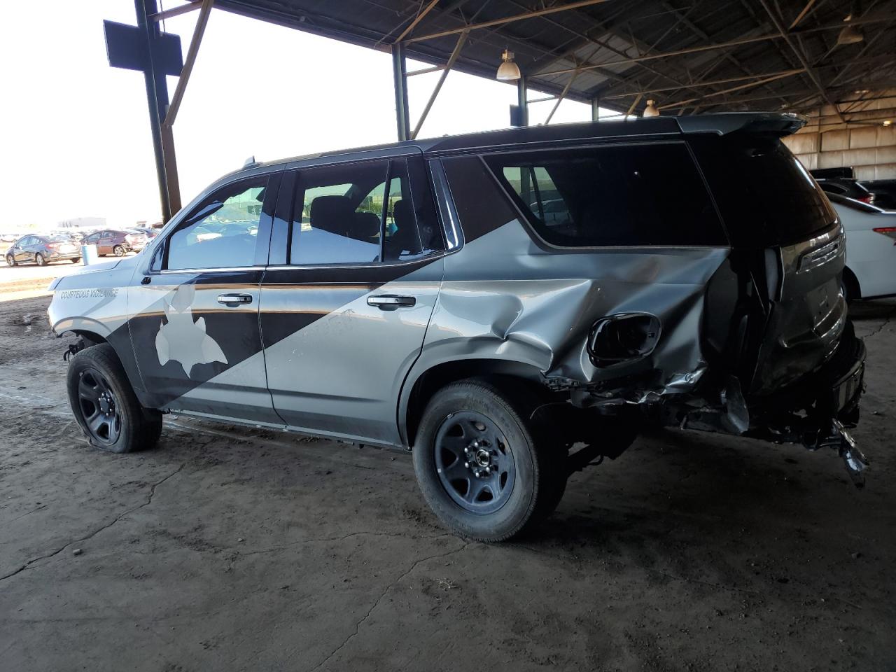 2023 Chevrolet Tahoe VIN 1GNSCLED6PR134120 Copart auction photo, rear end / front end damage thumbnail 2