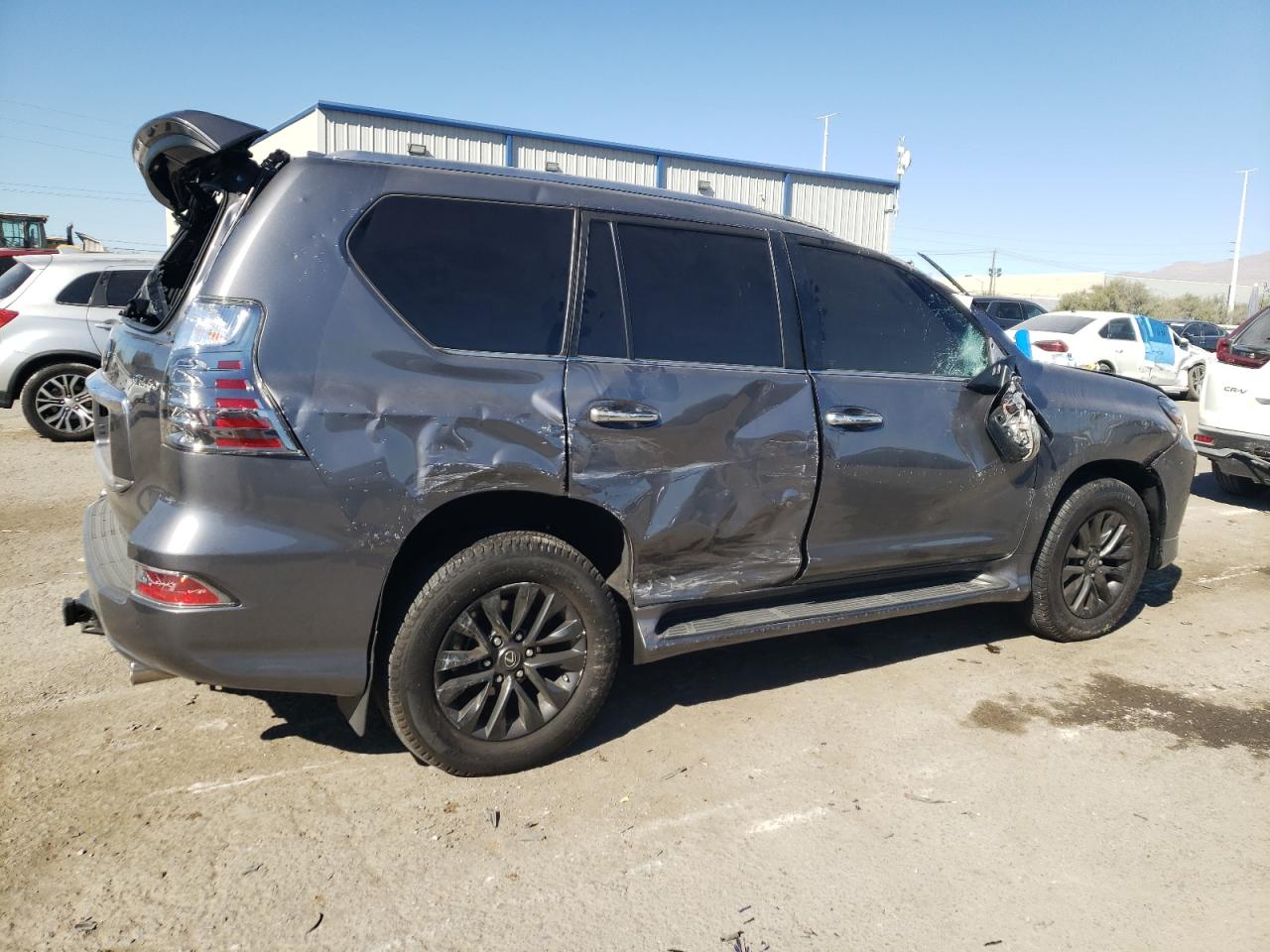 2023 Lexus GX VIN JTJAM7BX9P5370658 Copart auction photo, rollover damage thumbnail 3