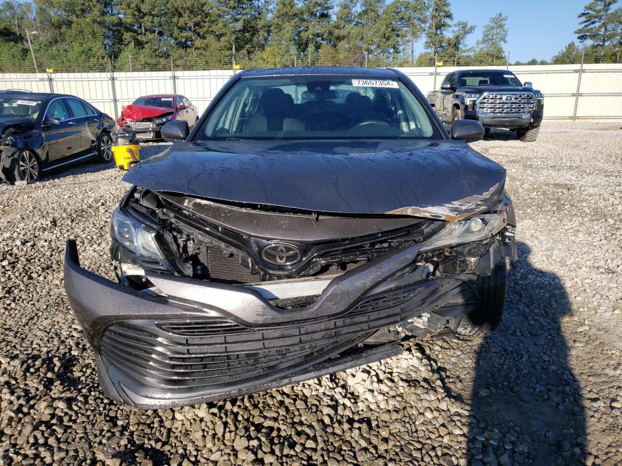2019 Toyota Camry VIN 4T1B11HK6KU182330 Copart auction photo, front end damage thumbnail 5