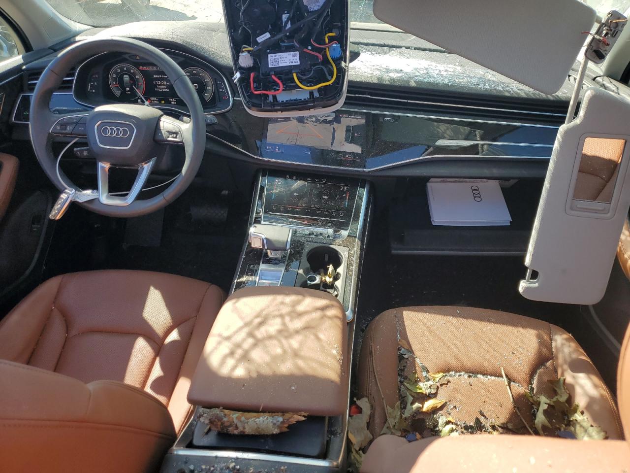 2024 Audi Q7 VIN WA1VXBF76RD000750 Copart auction photo, top/roof damage thumbnail 8