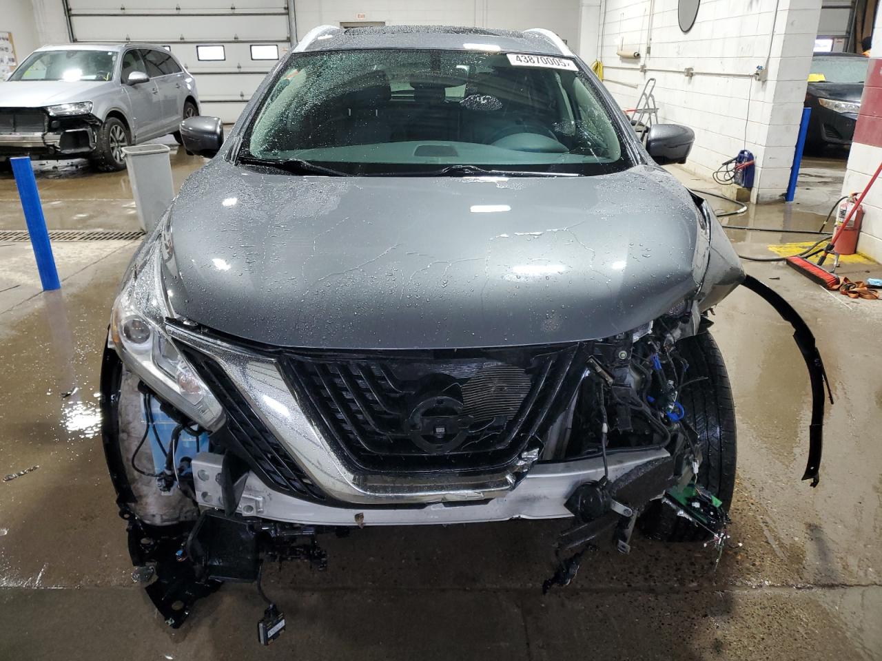 2018 Nissan Murano VIN 5N1AZ2MH3JN167359 Copart auction photo, front end / side damage thumbnail 5