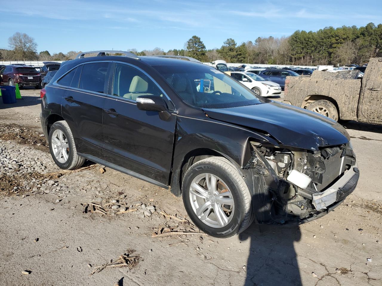 2014 Acura RDX VIN 5J8TB3H53EL018041 Copart auction photo, front end damage thumbnail 4