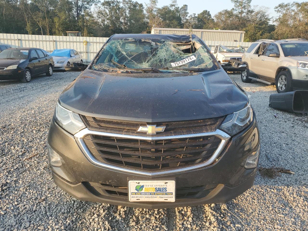 2018 Chevrolet Equinox VIN 2GNAXSEV3J6300468 Copart auction photo, all over damage thumbnail 5
