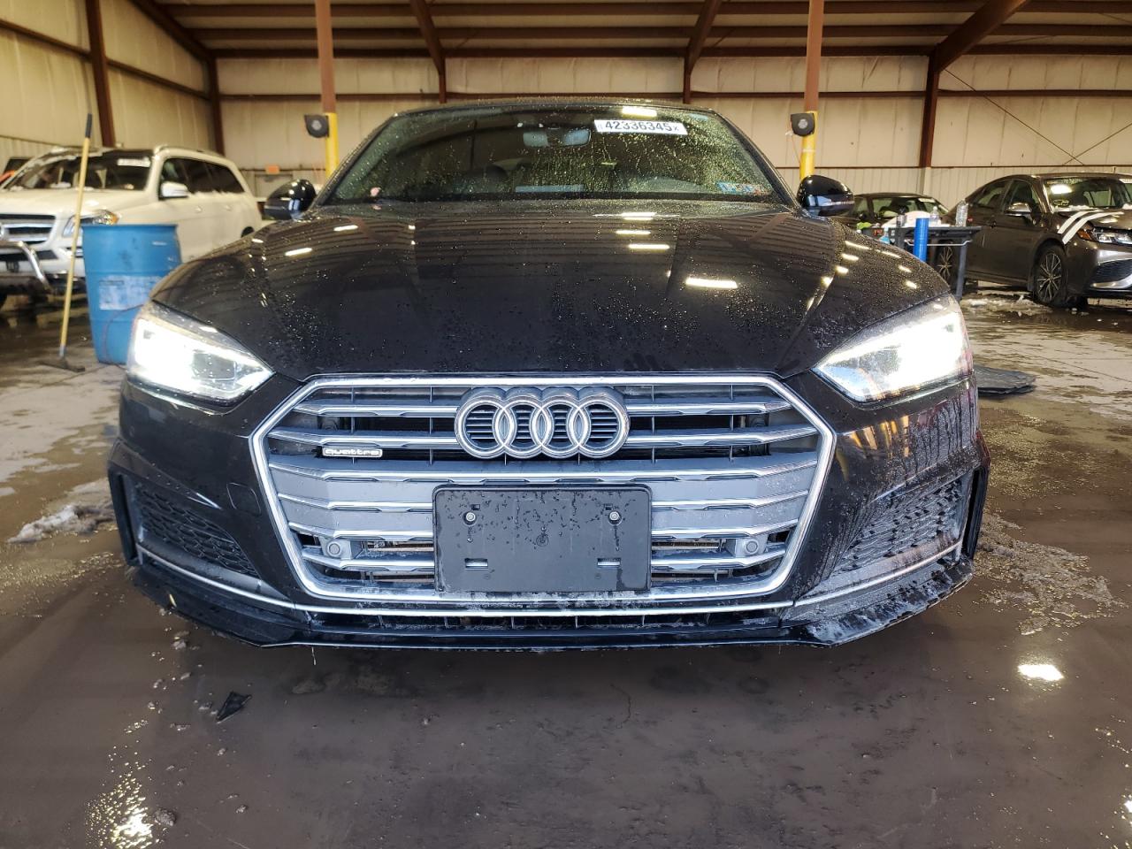 2019 Audi A5 VIN WAUENCF59KA095535 Copart auction photo, rear end / side damage thumbnail 5