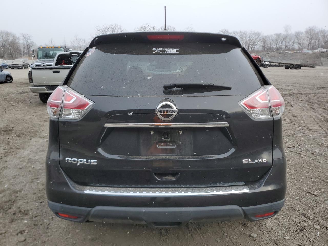 2016 Nissan Rogue VIN 5N1AT2MV7GC869132 Copart auction photo, front end damage thumbnail 6