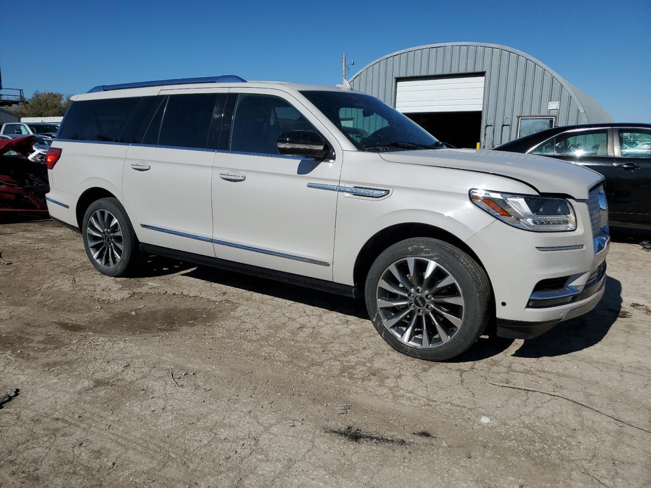 2021 Lincoln Navigator VIN 5LMJJ3LT9MEL05006 Copart auction photo, rear end damage thumbnail 4