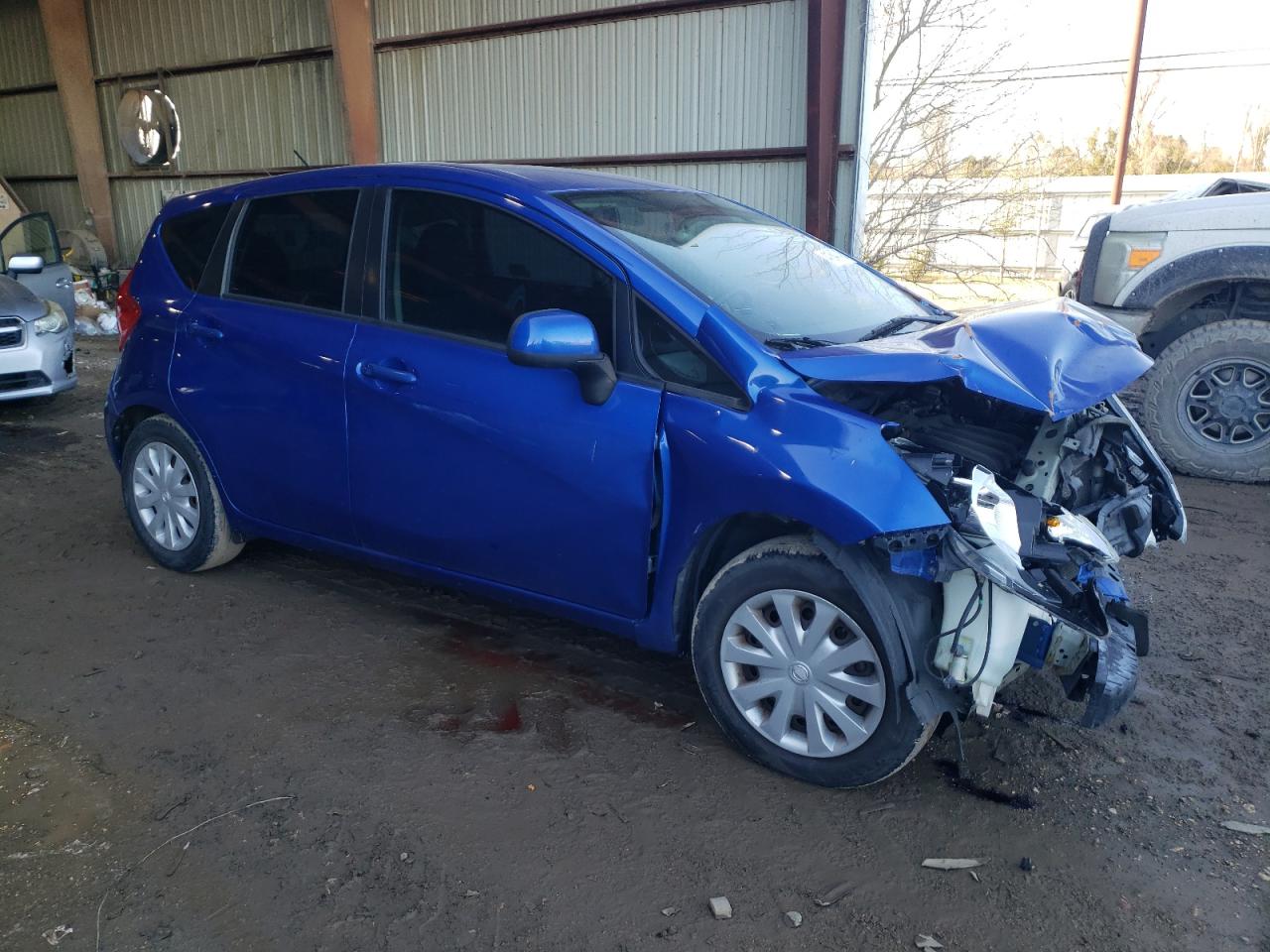 2014 Nissan Versa VIN 3N1CE2CPXEL429727 Copart auction photo, front end / minor dent/scratches damage thumbnail 4