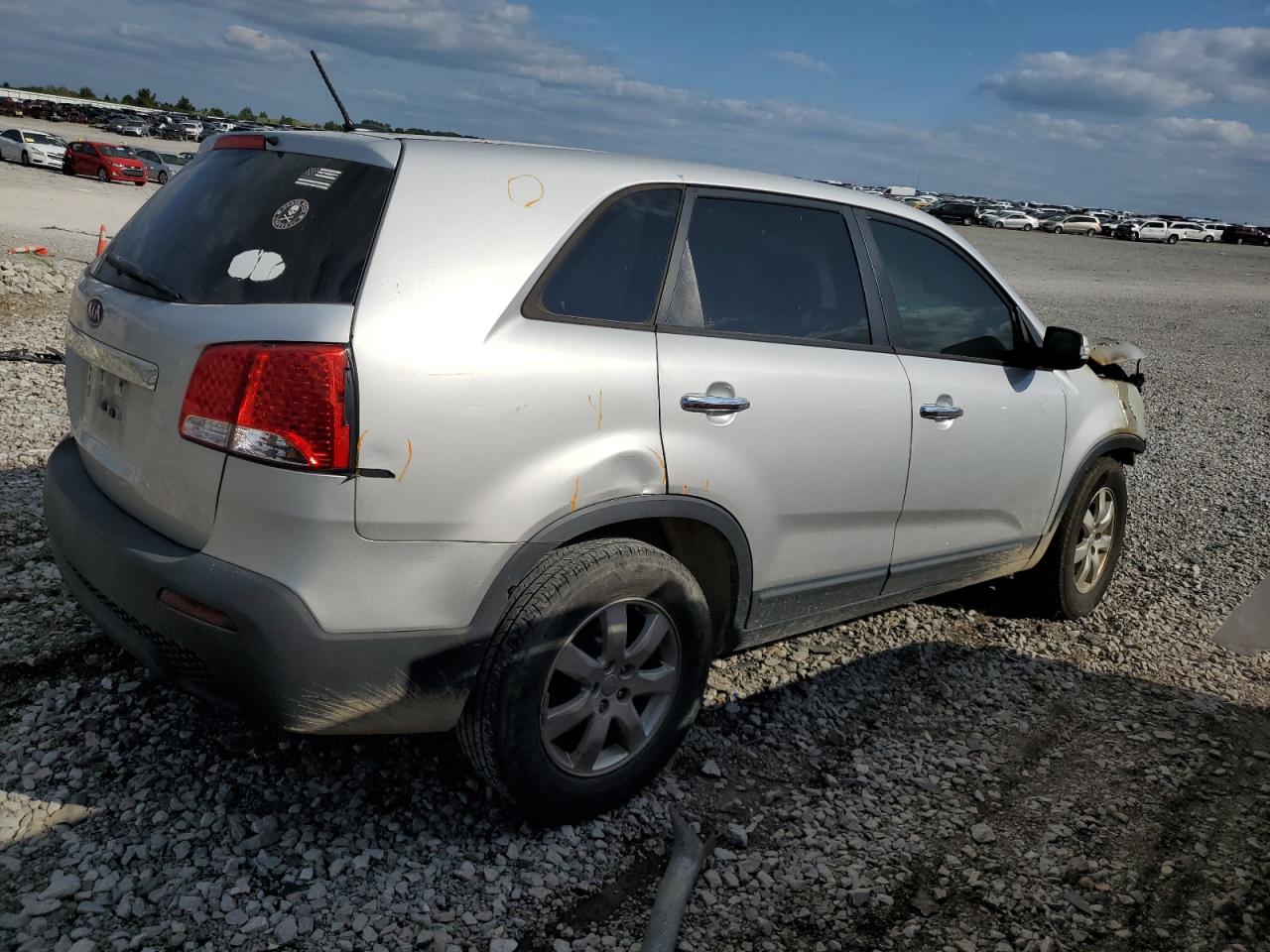 2012 KIA Sorento VIN 5XYKT3A11CG281104 Copart auction photo, burn / minor dent/scratches damage thumbnail 3
