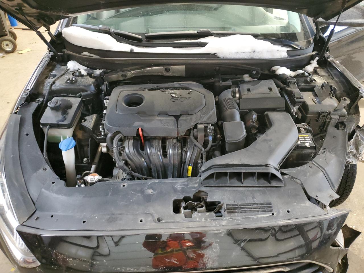 2018 Hyundai Sonata VIN 5NPE24AF7JH683023 Copart auction photo, front end / side damage thumbnail 11