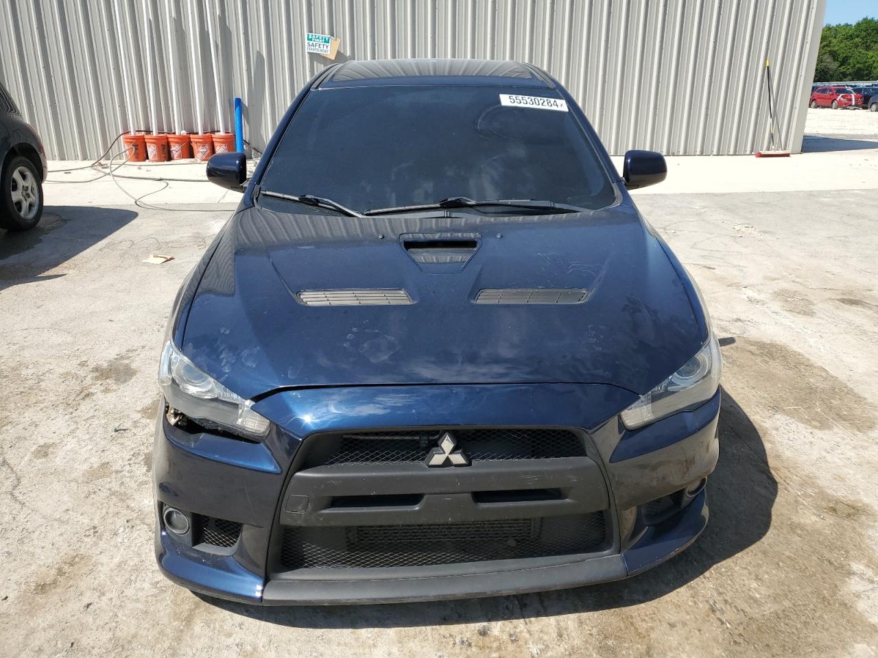 2014 Mitsubishi Lancer Evolution VIN JA32W5FV7EU014404 Copart auction photo, all over damage thumbnail 5
