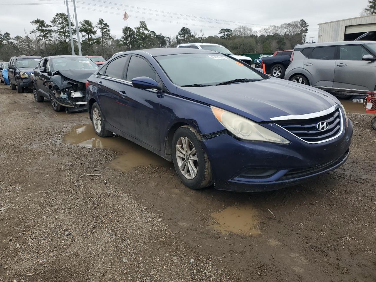 2013 Hyundai Sonata VIN 5NPEB4AC1DH740973 Copart auction photo, rear end / side damage thumbnail 4