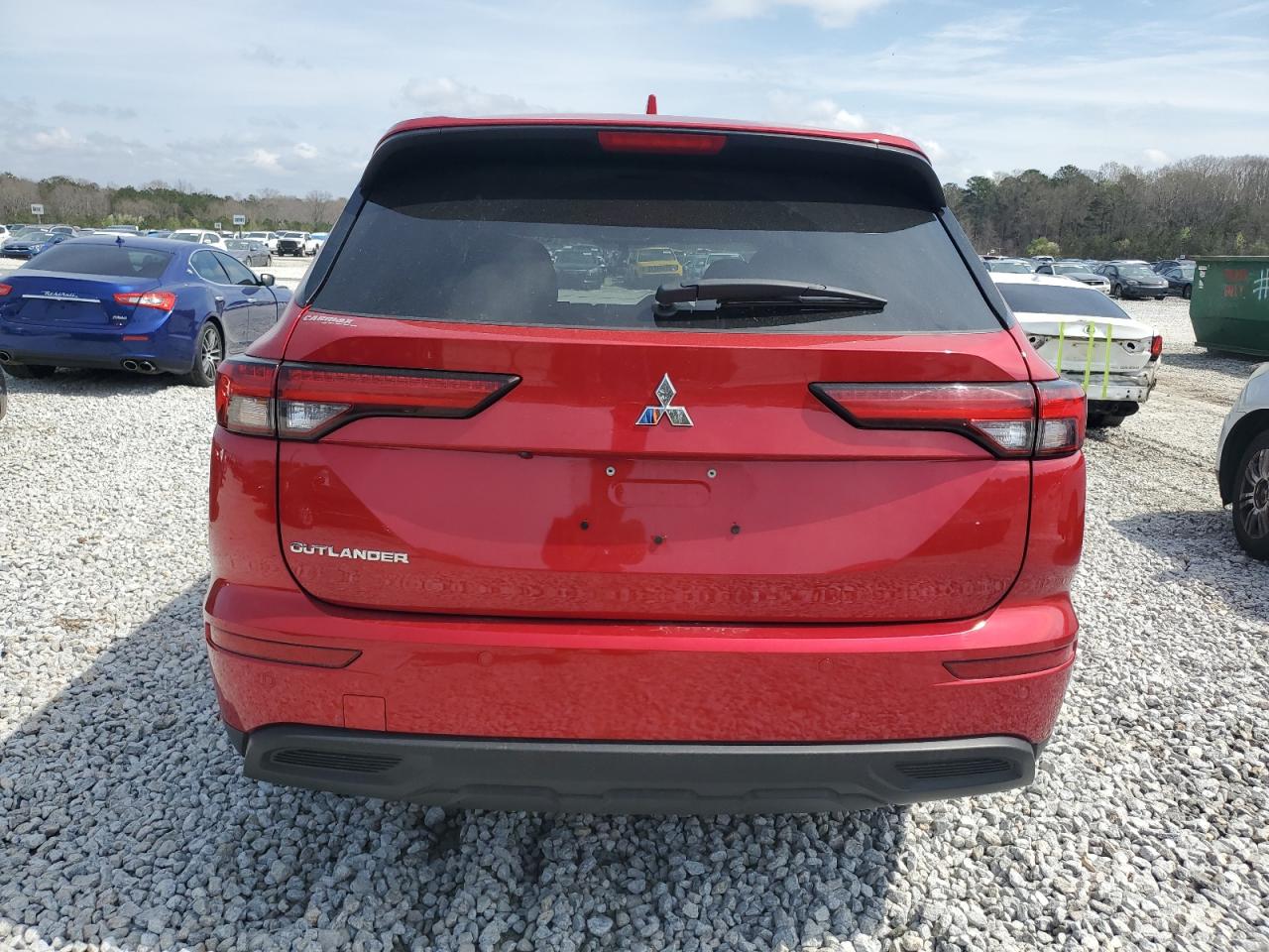 2024 Mitsubishi Outlander VIN JA4J3UA85RZ028659 Copart auction photo, rear end / side damage thumbnail 6