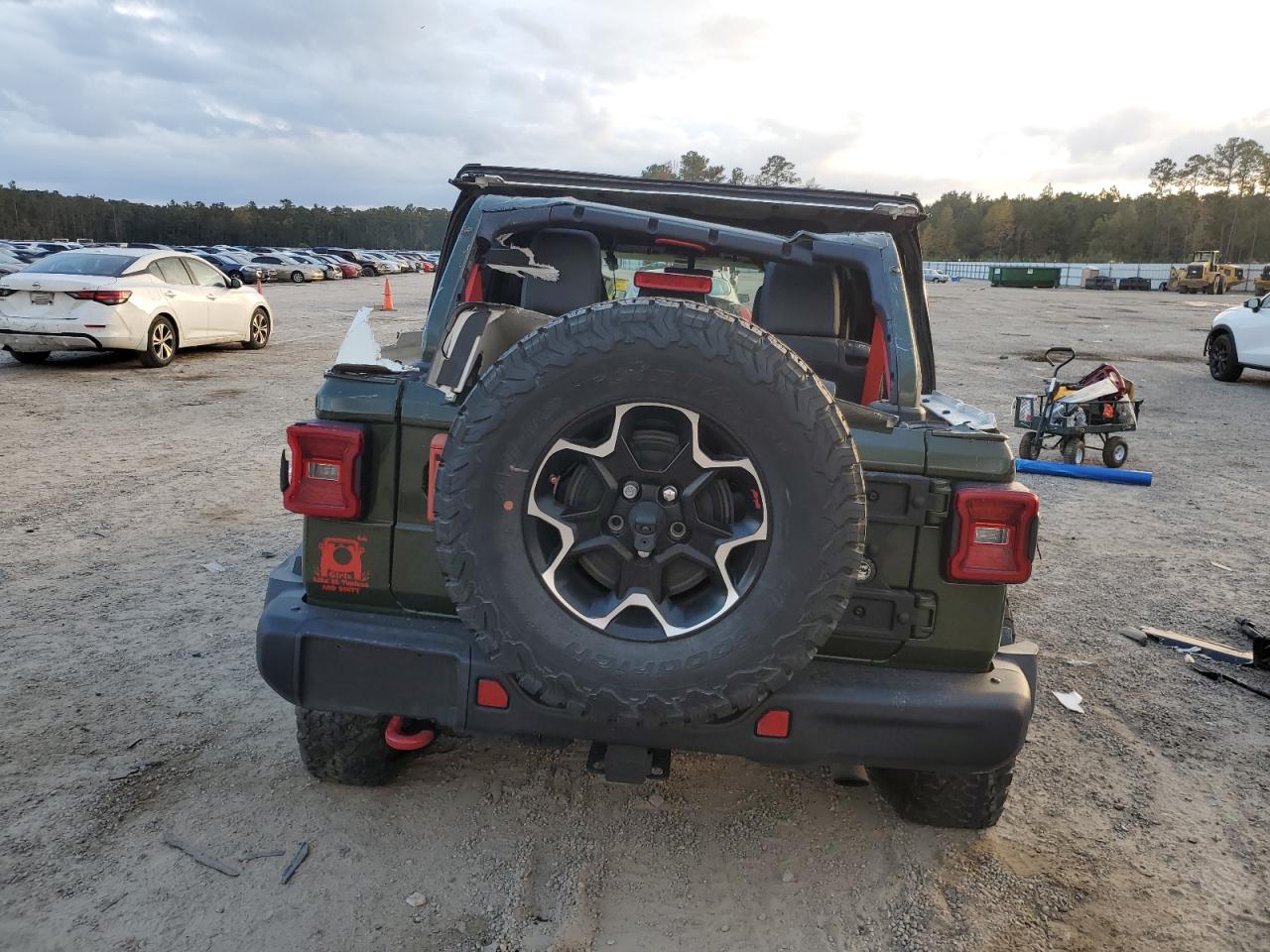 2020 Jeep Wrangler VIN 1C4HJXFN9LW315814 Copart auction photo, all over damage thumbnail 6
